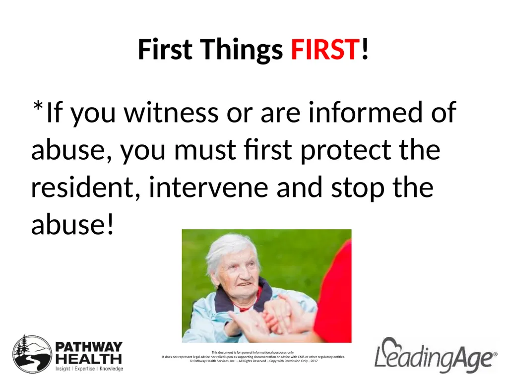 Freedom from Abuse, Neglect, Misappropriation and - slide 13 of 30