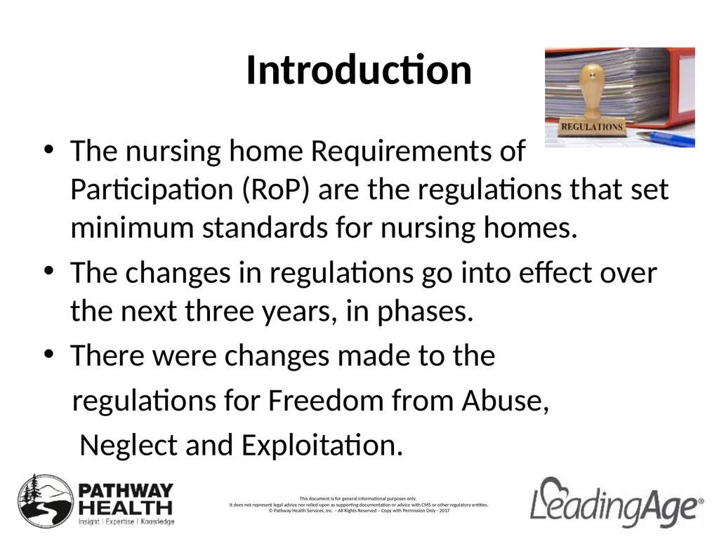 Freedom from Abuse, Neglect, Misappropriation and - slide 3 of 30