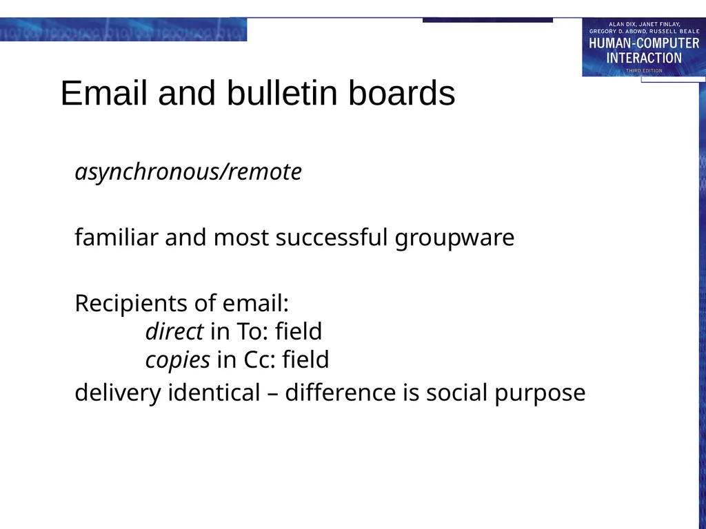 chapter 19 groupware Groupware What is groupware - slide 9 of 62