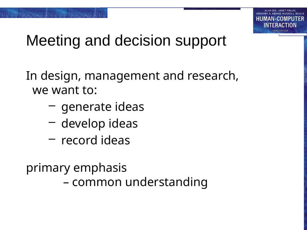 chapter 19 groupware Groupware What is groupware - slide 23 of 62