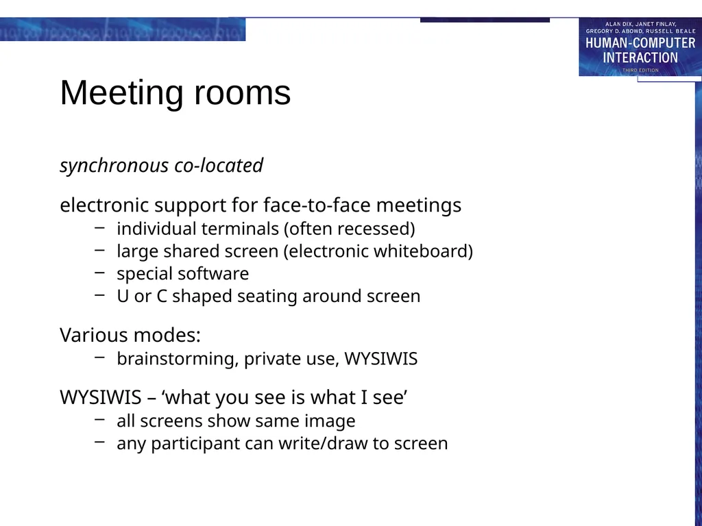 chapter 19 groupware Groupware What is groupware - slide 27 of 62