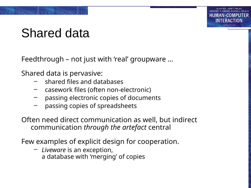 chapter 19 groupware Groupware What is groupware - slide 40 of 62