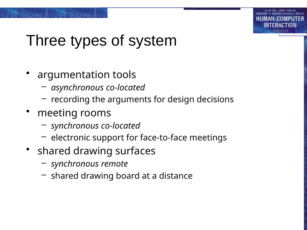 chapter 19 groupware Groupware What is groupware - slide 24 of 62