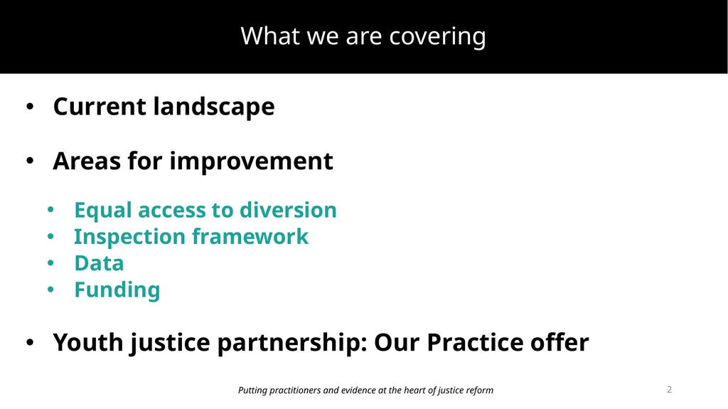 Improving prevention and diversion for children - slide 2 of 43