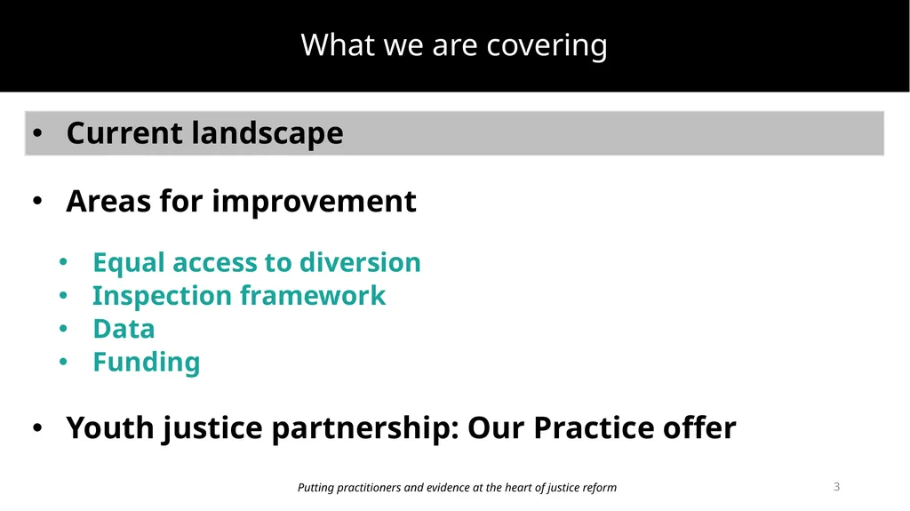 Improving prevention and diversion for children - slide 3 of 43