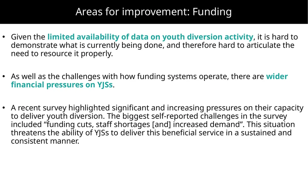 Improving prevention and diversion for children - slide 40 of 43