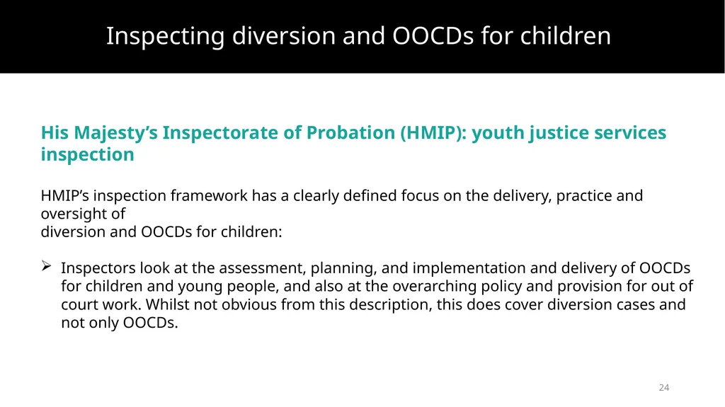 Improving prevention and diversion for children - slide 24 of 43