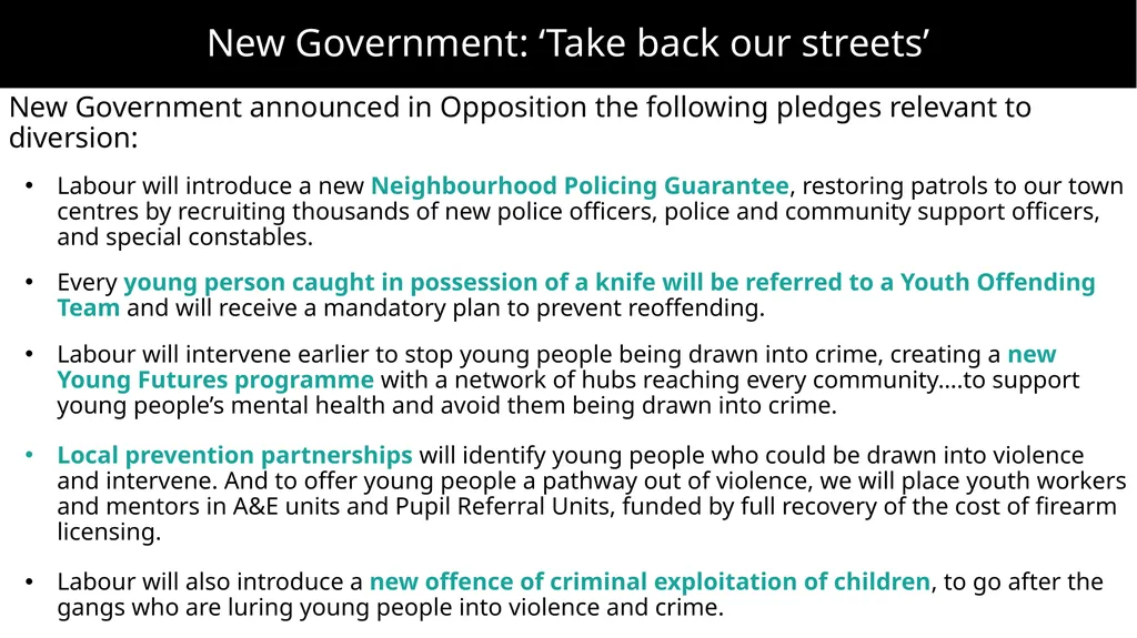 Improving prevention and diversion for children - slide 7 of 43