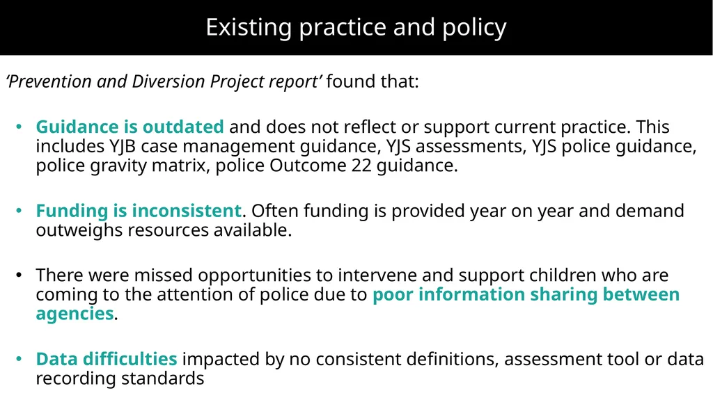 Improving prevention and diversion for children - slide 6 of 43