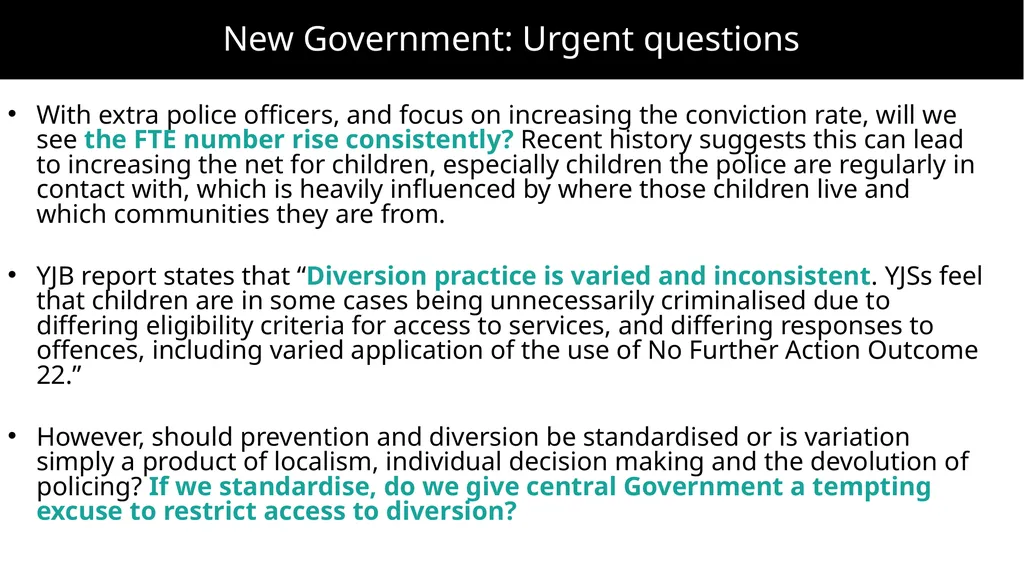 Improving prevention and diversion for children - slide 8 of 43
