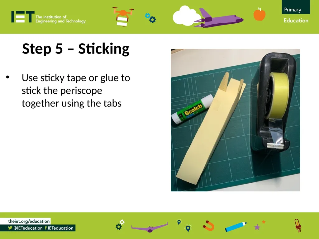 Pixie Periscope Make a periscope! Pixies and elves - slide 7 of 8