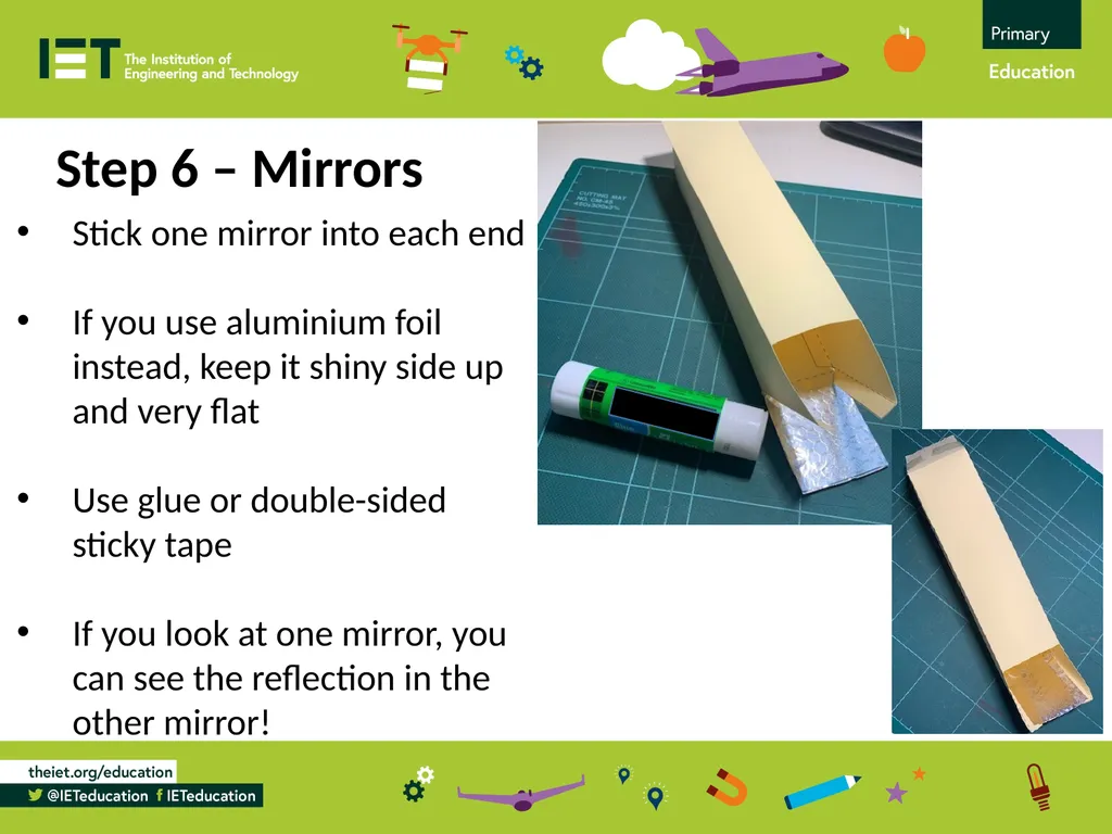 Pixie Periscope Make a periscope! Pixies and elves - slide 8 of 8