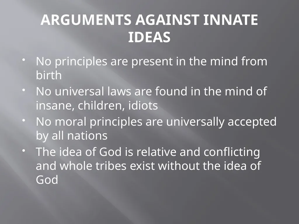 JOHN LOCKE (1632-1704) ABOUT LOCKE John Locke was - slide 6 of 8