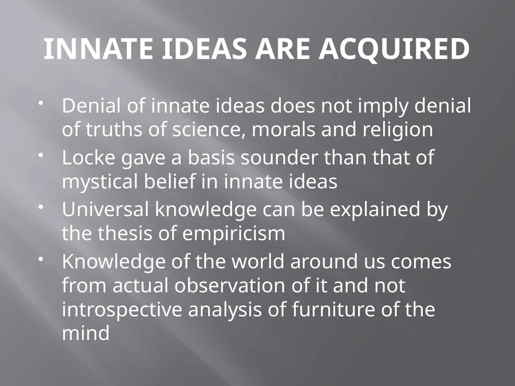 JOHN LOCKE (1632-1704) ABOUT LOCKE John Locke was - slide 7 of 8