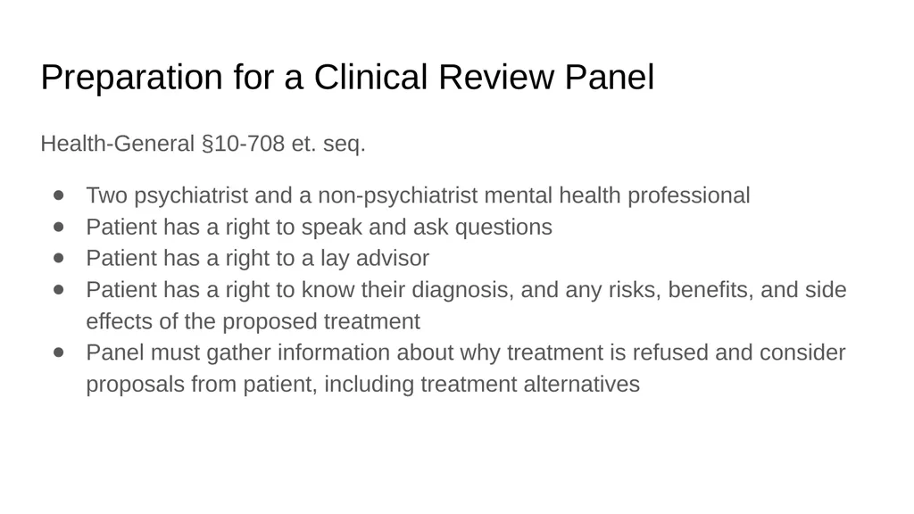 Peer Support and Involuntary Treatment Annette - slide 13 of 21