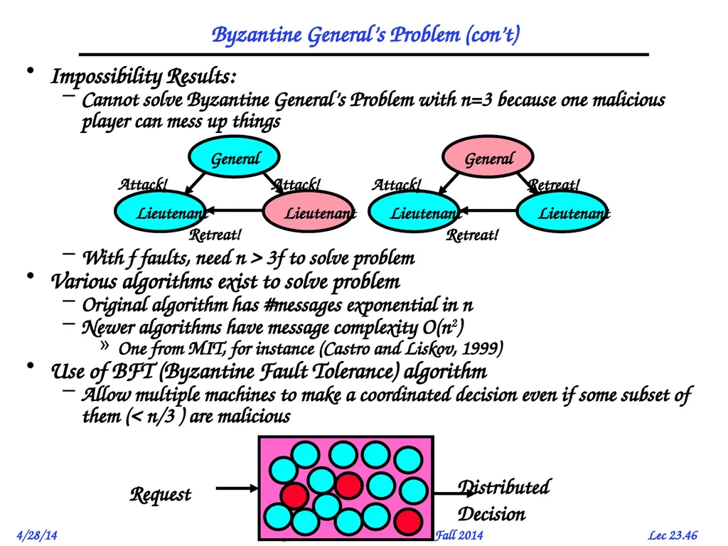 CS194-24 Advanced Operating Systems Structures and - slide 46 of 53