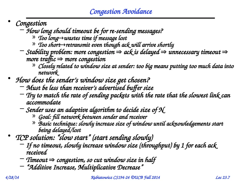 CS194-24 Advanced Operating Systems Structures and - slide 7 of 53