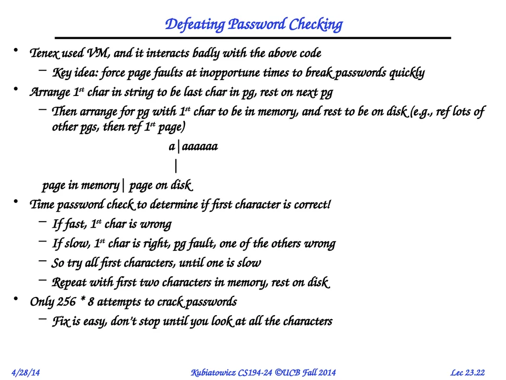 CS194-24 Advanced Operating Systems Structures and - slide 22 of 53