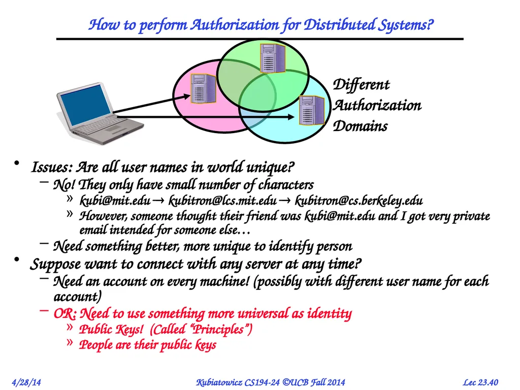 CS194-24 Advanced Operating Systems Structures and - slide 40 of 53