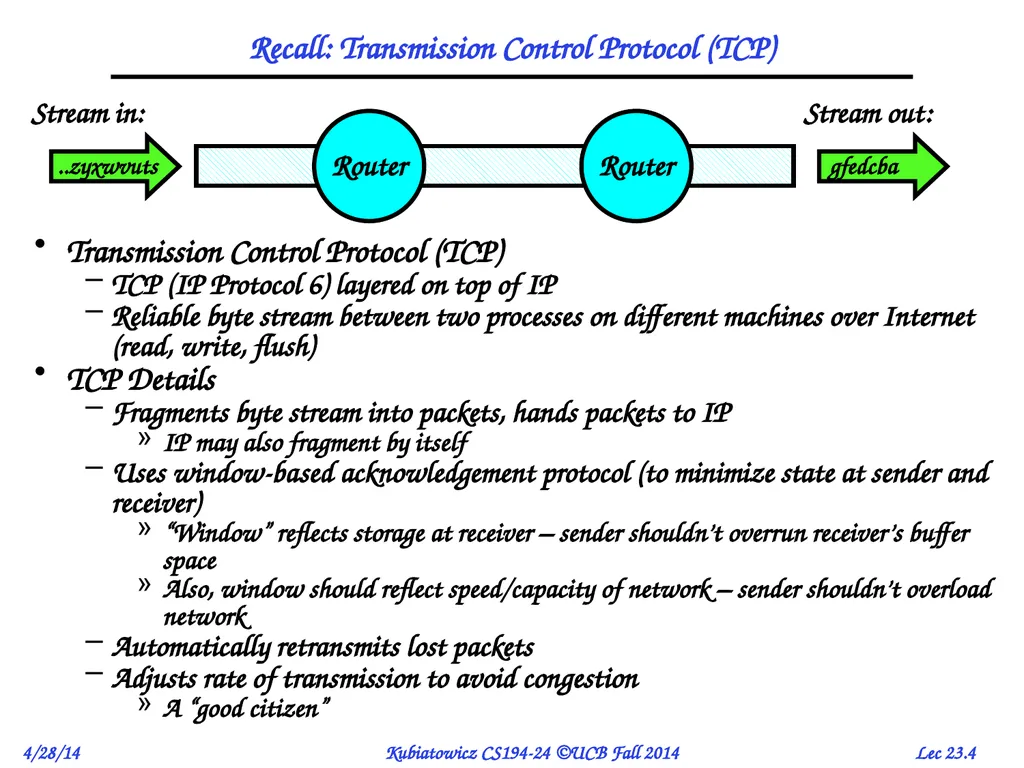 CS194-24 Advanced Operating Systems Structures and - slide 4 of 53