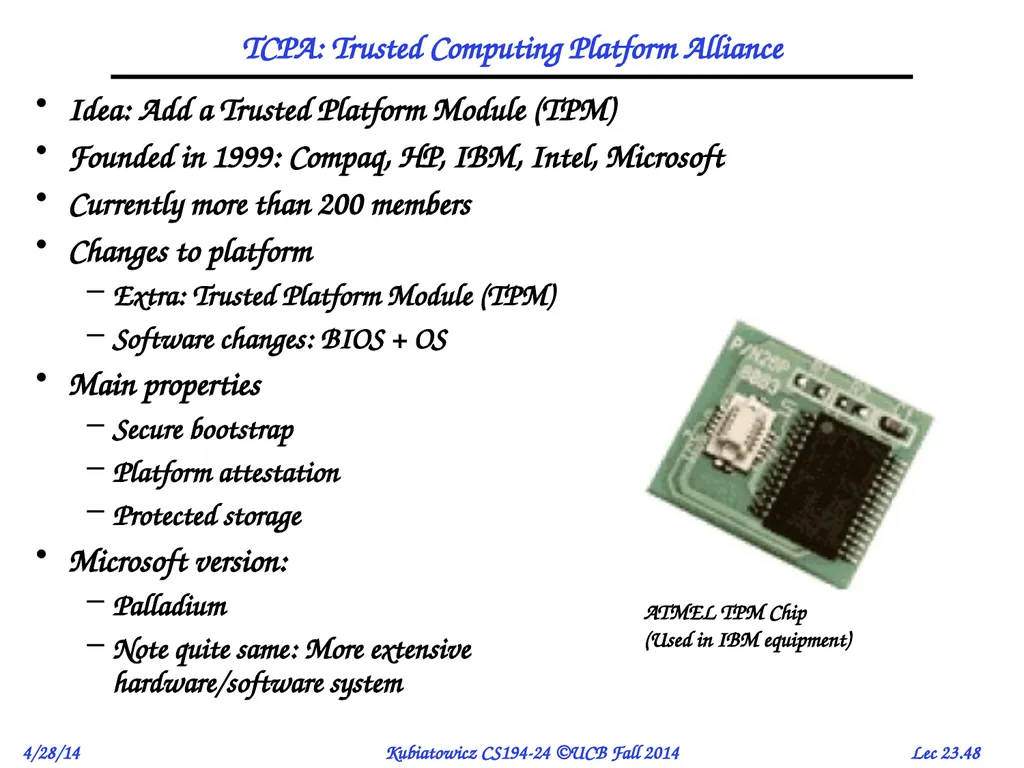 CS194-24 Advanced Operating Systems Structures and - slide 48 of 53