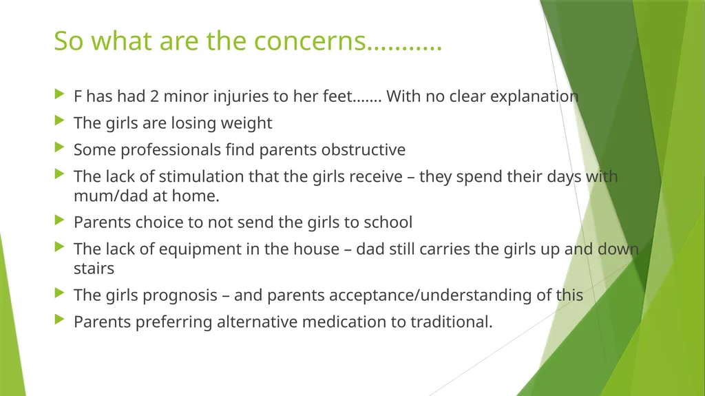 Neglect and disabled children What do we already - slide 8 of 17