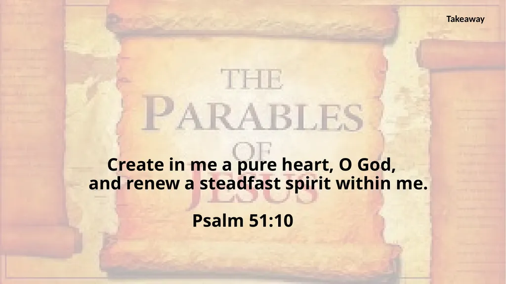 The Parables of: The Persistent Widow. The - slide 7 of 7
