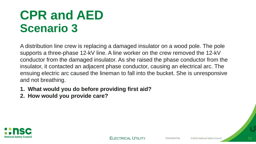Case Scenarios for Customizing Your Training These - slide 52 of 60