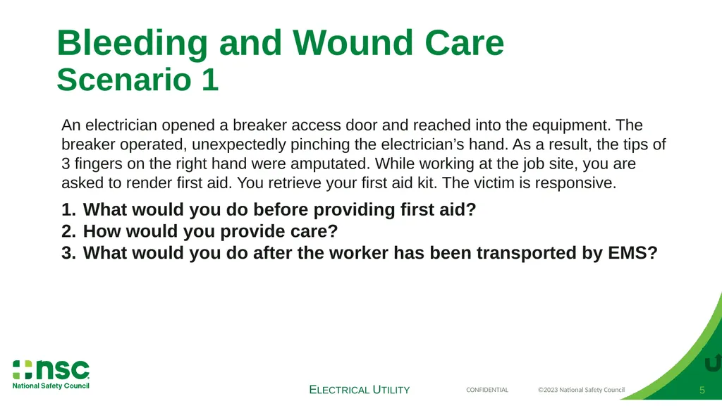 Case Scenarios for Customizing Your Training These - slide 5 of 60