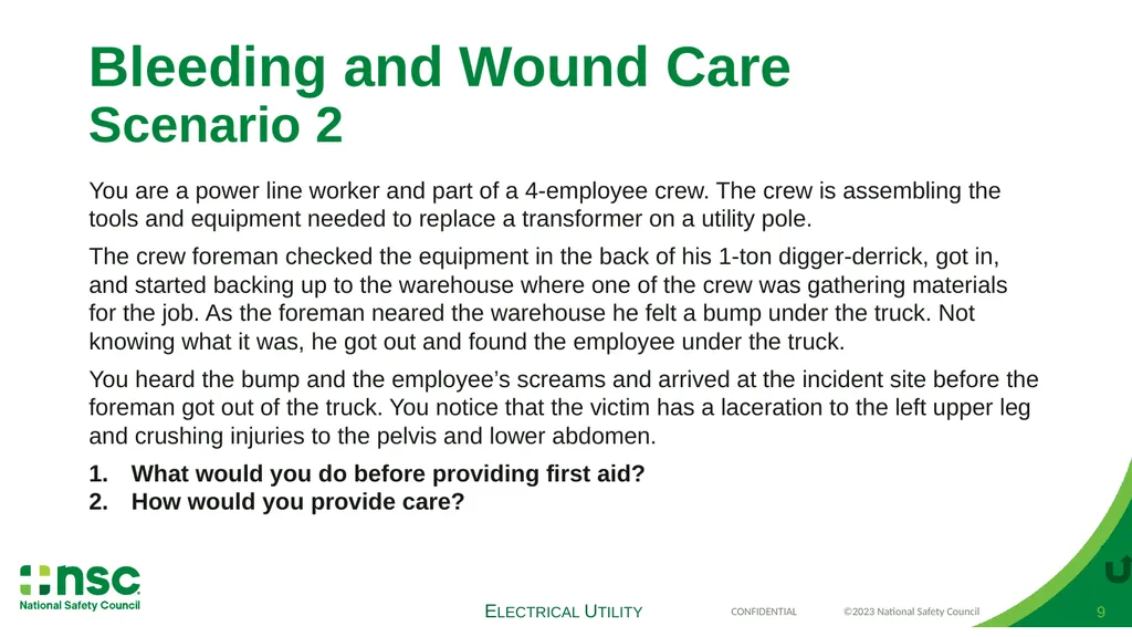 Case Scenarios for Customizing Your Training These - slide 9 of 60