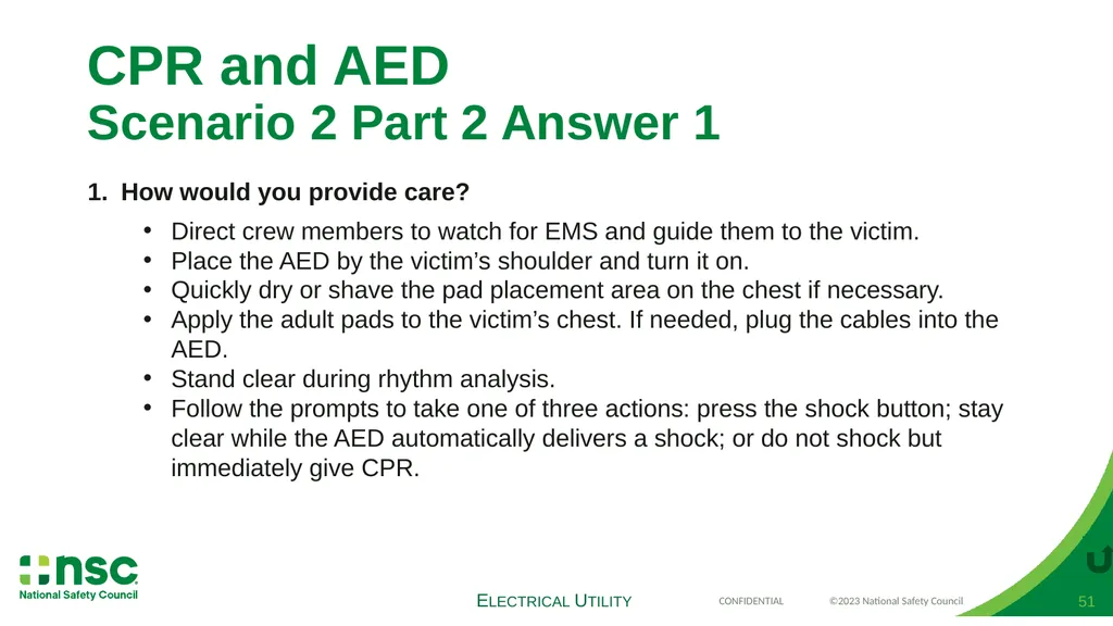Case Scenarios for Customizing Your Training These - slide 51 of 60