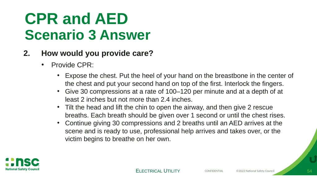 Case Scenarios for Customizing Your Training These - slide 54 of 60