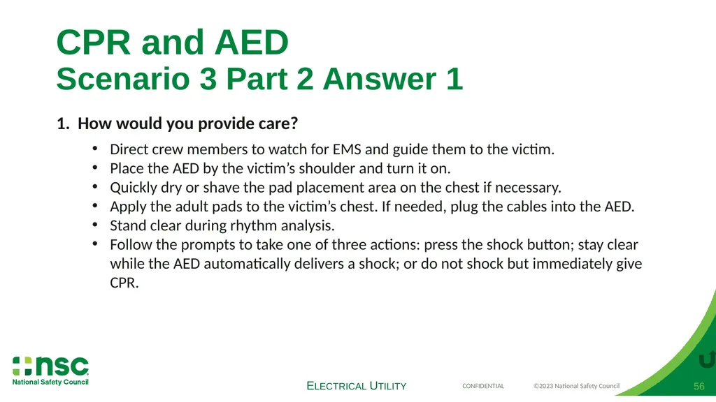 Case Scenarios for Customizing Your Training These - slide 56 of 60