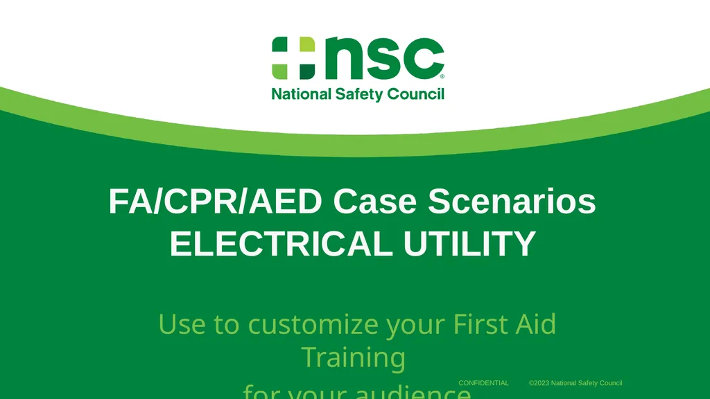 Case Scenarios for Customizing Your Training These - slide 2 of 60
