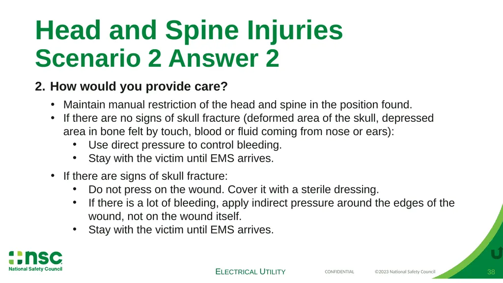 Case Scenarios for Customizing Your Training These - slide 38 of 60