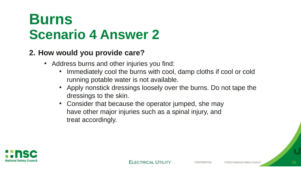 Case Scenarios for Customizing Your Training These - slide 26 of 60