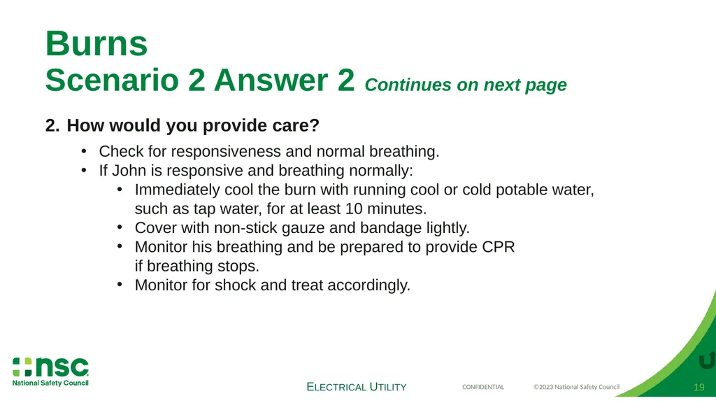 Case Scenarios for Customizing Your Training These - slide 19 of 60