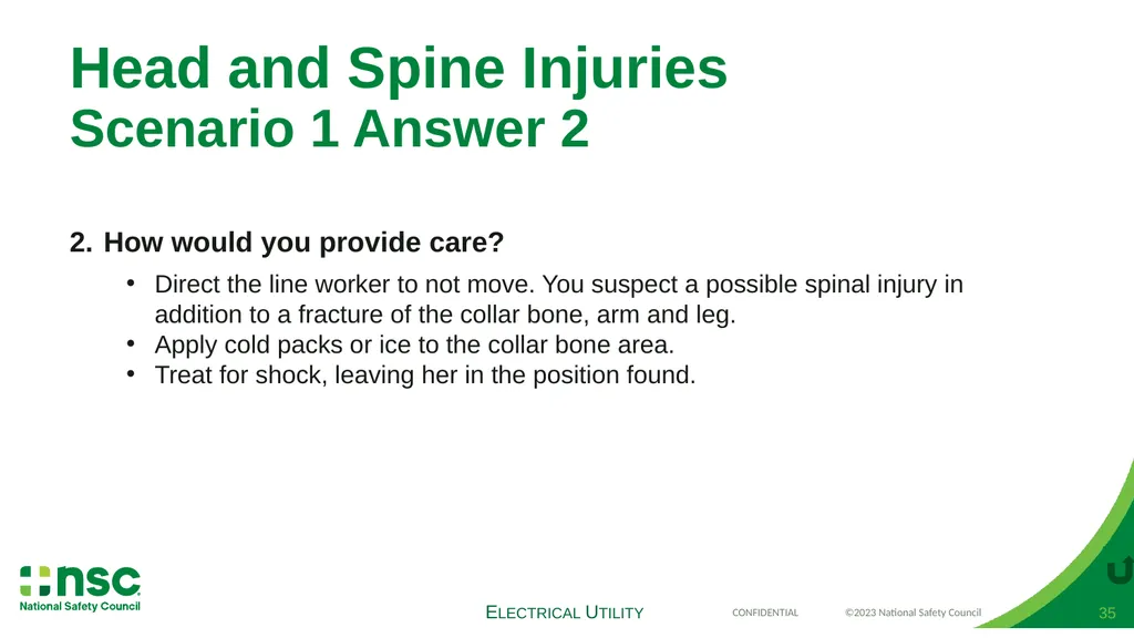 Case Scenarios for Customizing Your Training These - slide 35 of 60