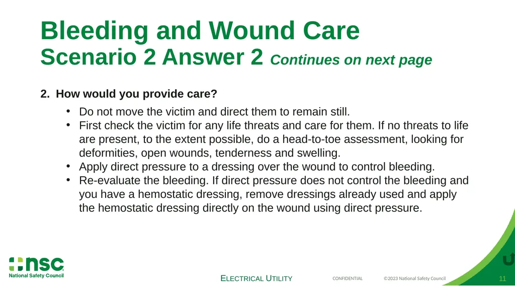 Case Scenarios for Customizing Your Training These - slide 11 of 60