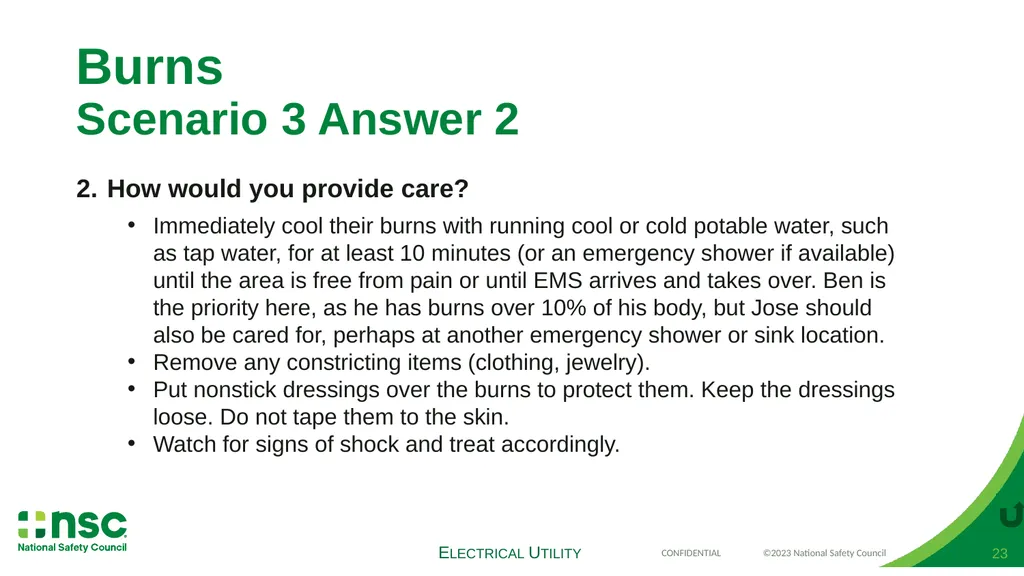 Case Scenarios for Customizing Your Training These - slide 23 of 60