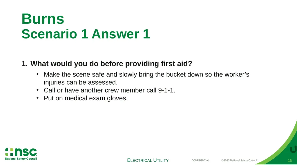 Case Scenarios for Customizing Your Training These - slide 15 of 60