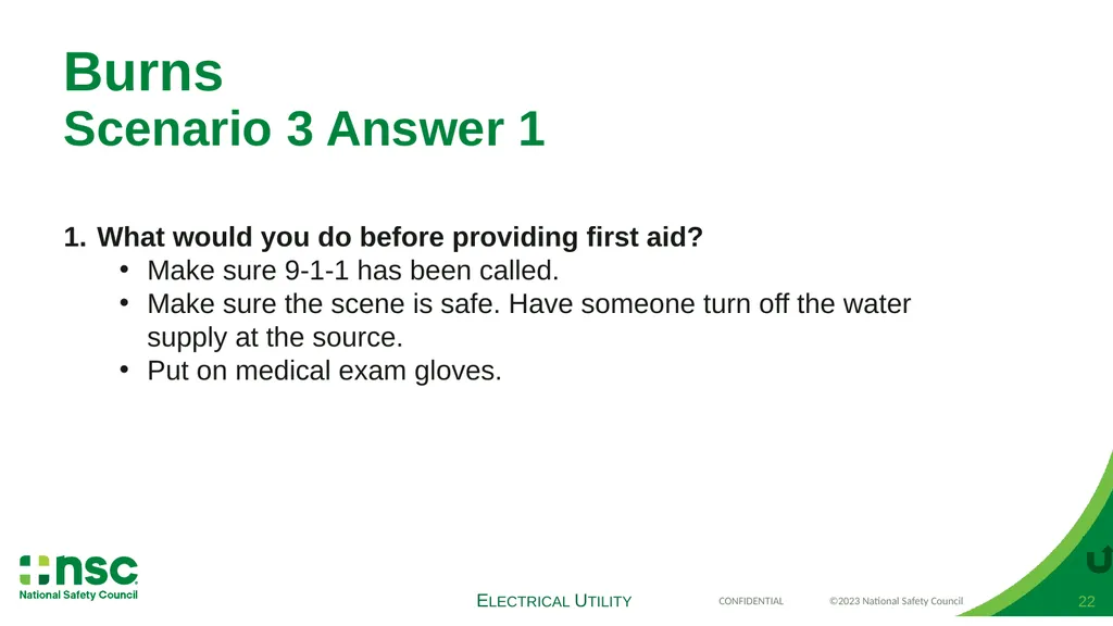 Case Scenarios for Customizing Your Training These - slide 22 of 60