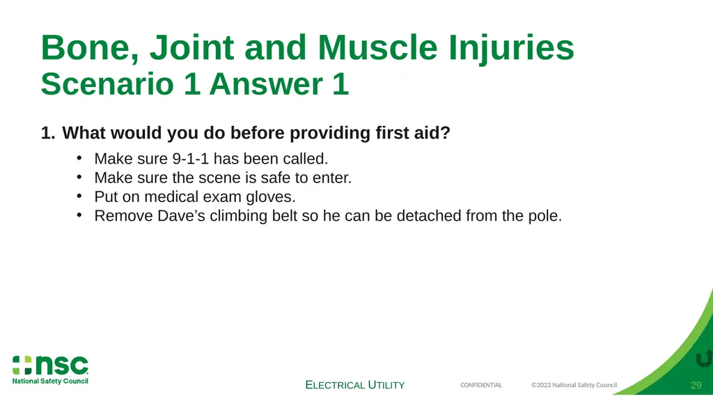 Case Scenarios for Customizing Your Training These - slide 29 of 60