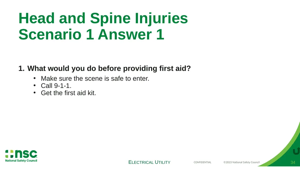 Case Scenarios for Customizing Your Training These - slide 34 of 60