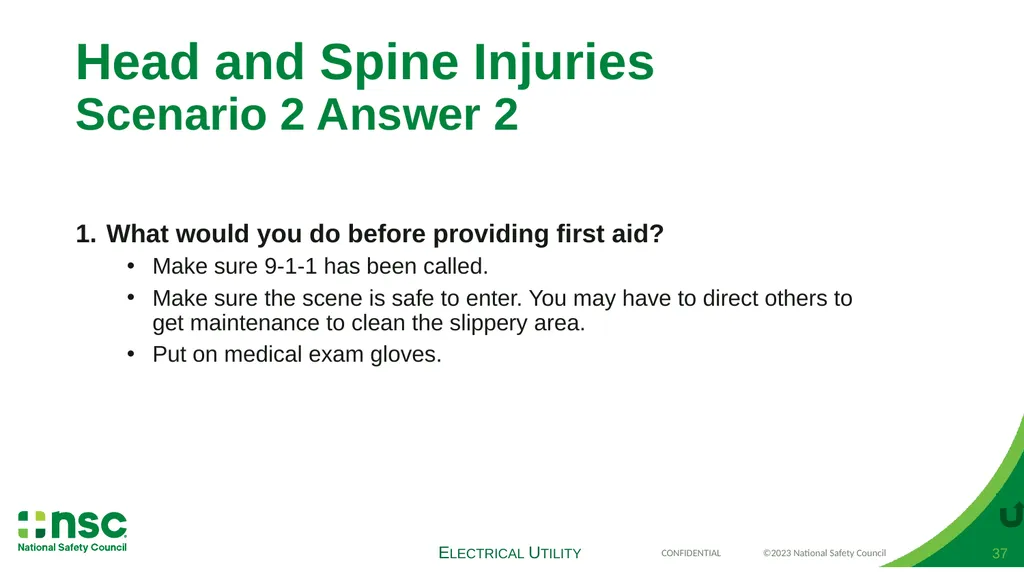 Case Scenarios for Customizing Your Training These - slide 37 of 60
