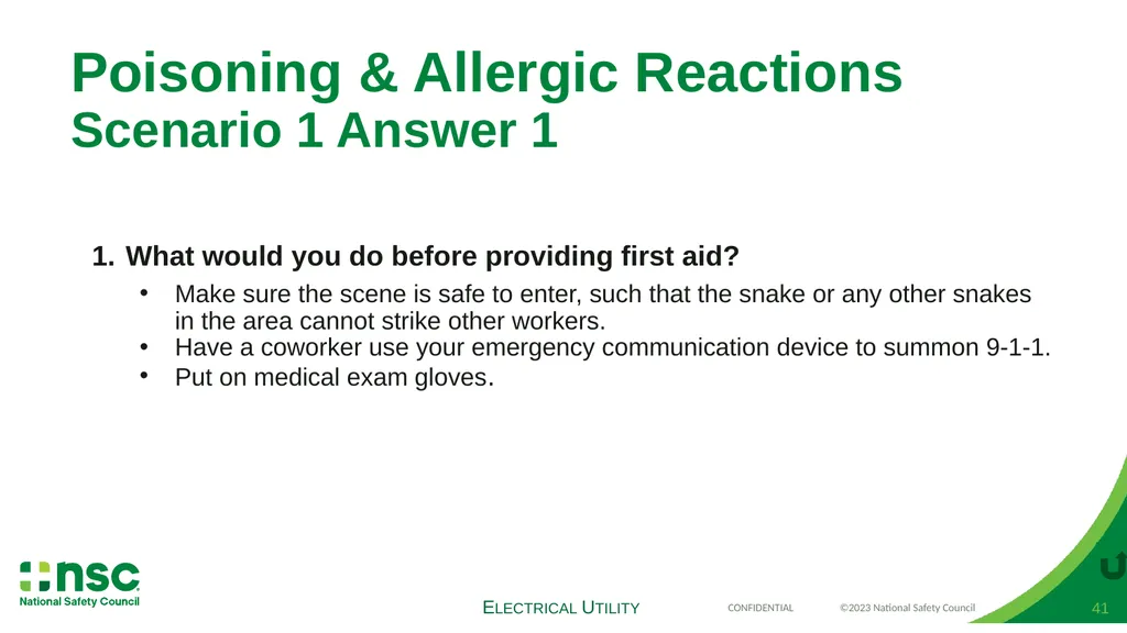 Case Scenarios for Customizing Your Training These - slide 41 of 60