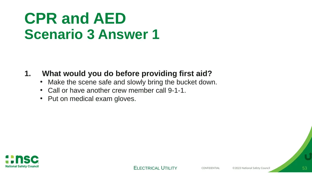 Case Scenarios for Customizing Your Training These - slide 53 of 60