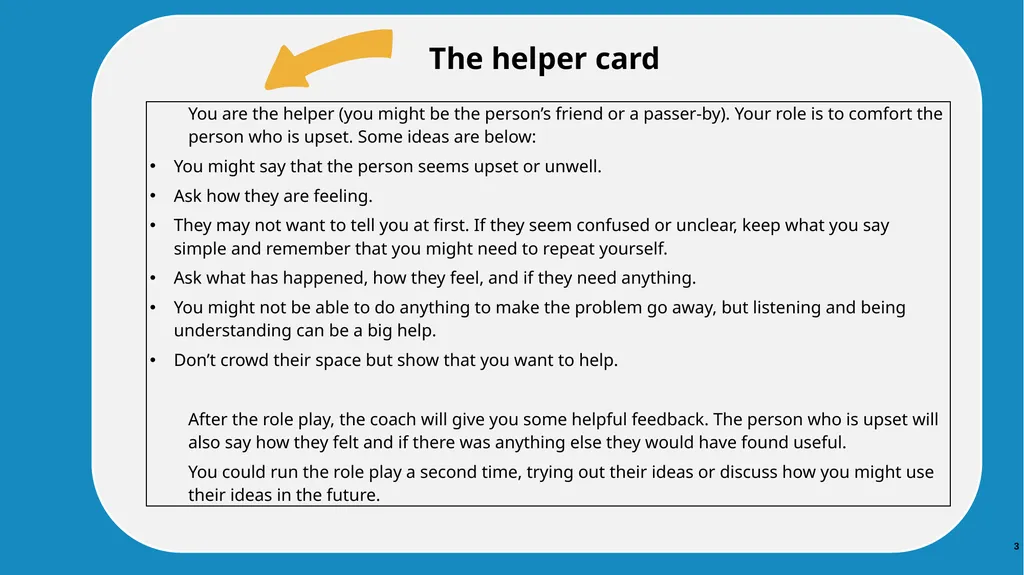 Words of kindness. Kindness and coping Story cards - slide 3 of 5