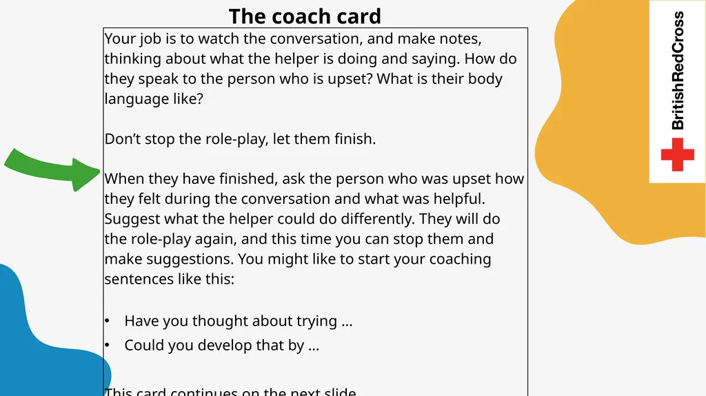 Words of kindness. Kindness and coping Story cards - slide 4 of 5