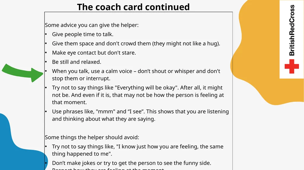 Words of kindness. Kindness and coping Story cards - slide 5 of 5